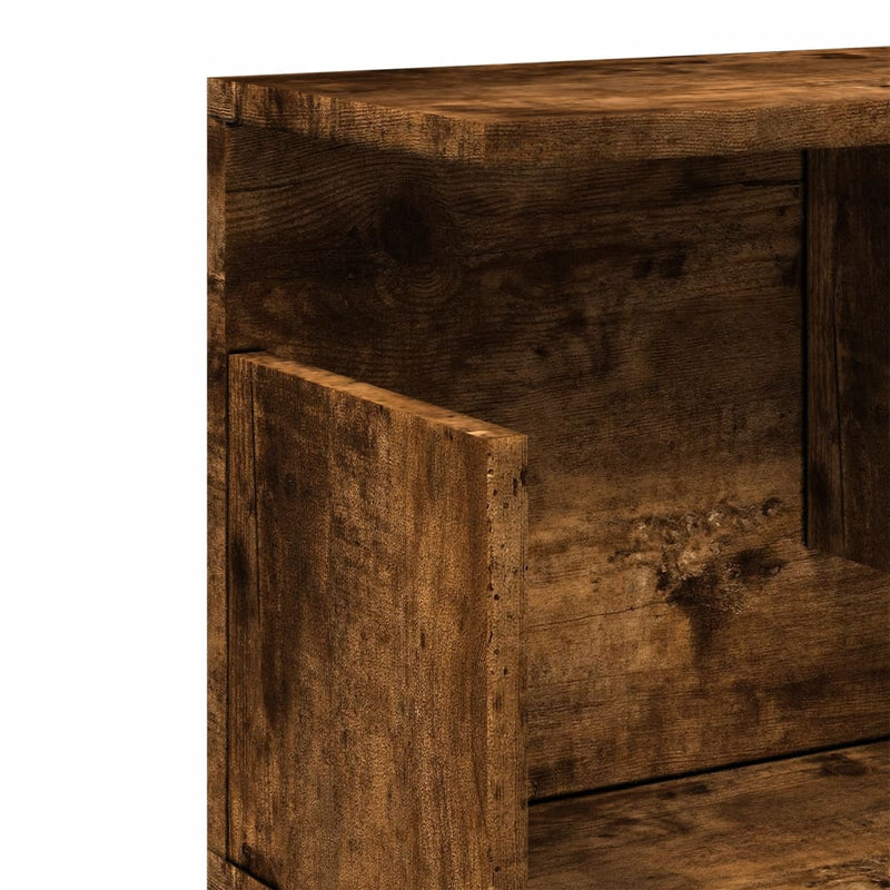 Wandschrank 80x20x30 cm Räuchereiche Holzwerkstoff