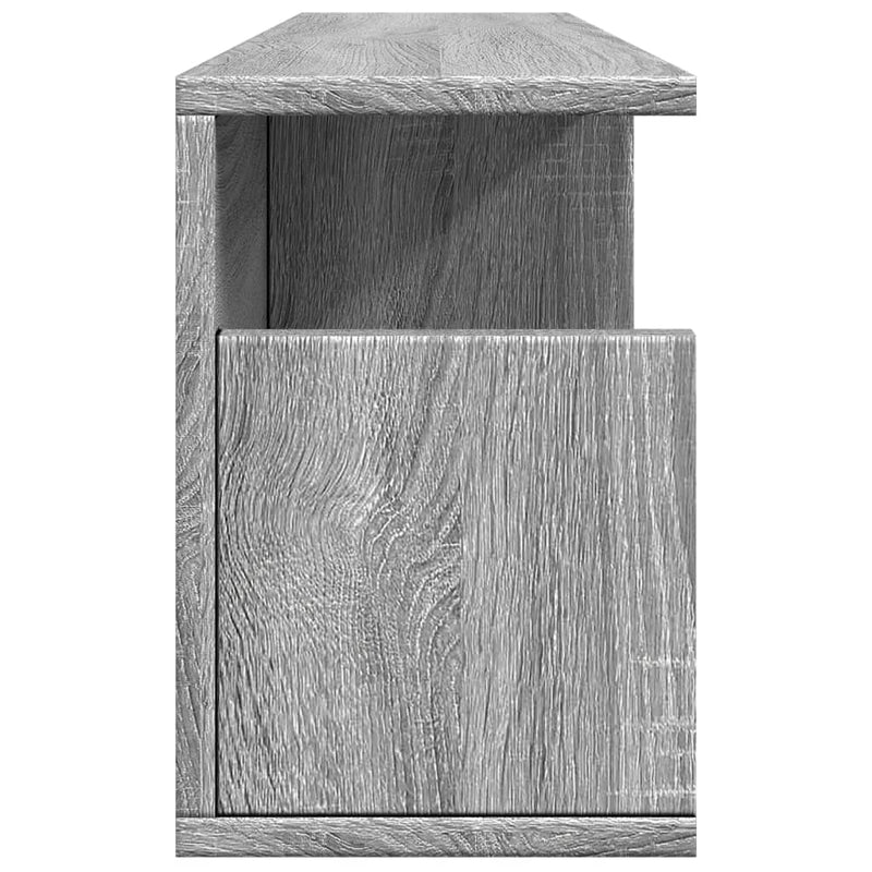 Wandschrank 80x20x30 cm Grau Sonoma Holzwerkstoff