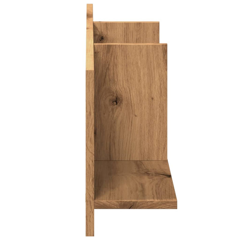 Wandschrank 100x16,5x30 cm Artisan-Eiche Holzwerkstoff