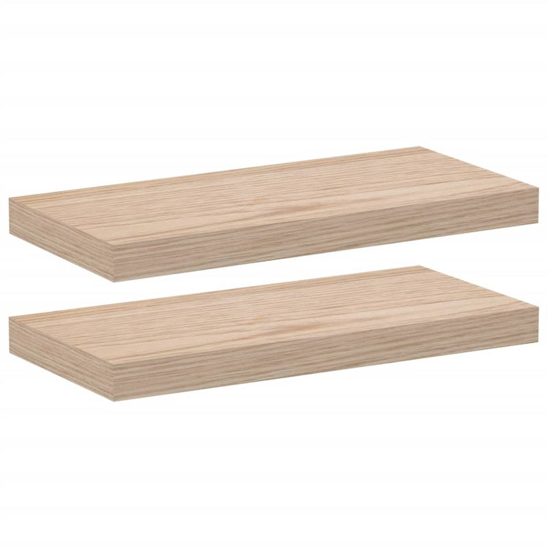 Schweberegale 2 Stk. 50x23,5x4 cm Holzwerkstoff