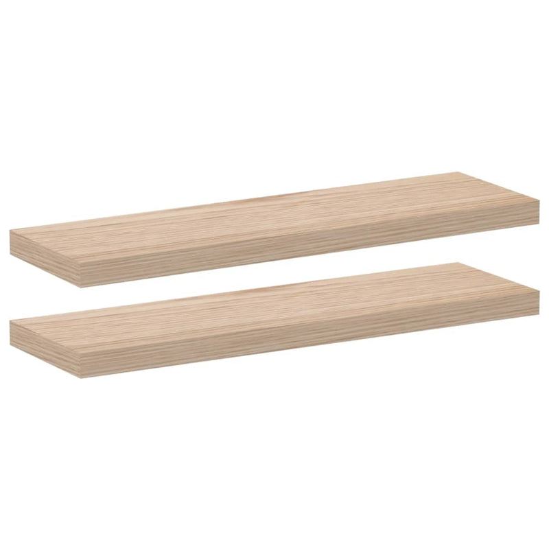 Schweberegale 2 Stk. 80x23,5x4 cm Holzwerkstoff