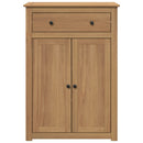 Schuhschrank Panama 80X40X114 Cm Massivholz Kiefer