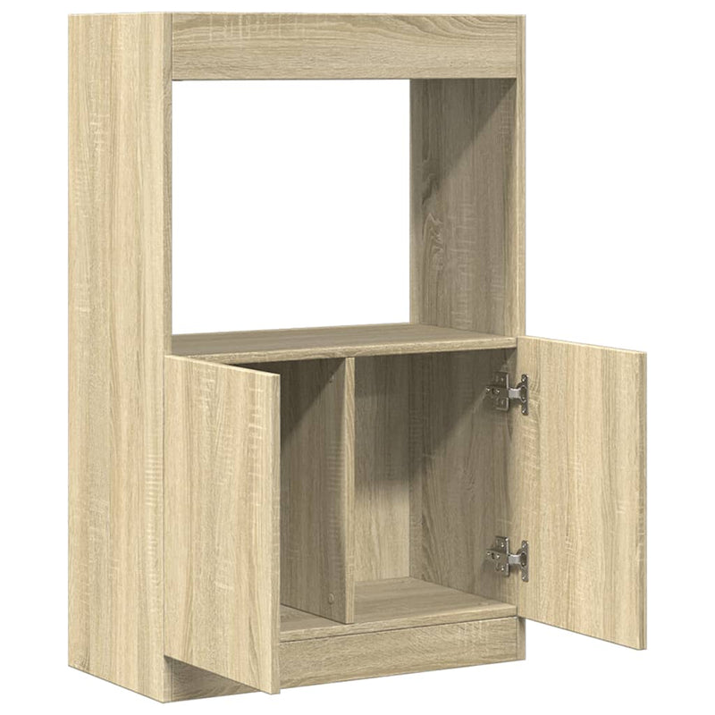 Highboard Sonoma-Eiche 63x33x100 cm Holzwerkstoff