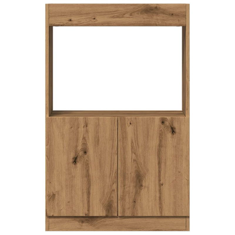 Highboard Artisan-Eiche 63x33x100 cm Holzwerkstoff