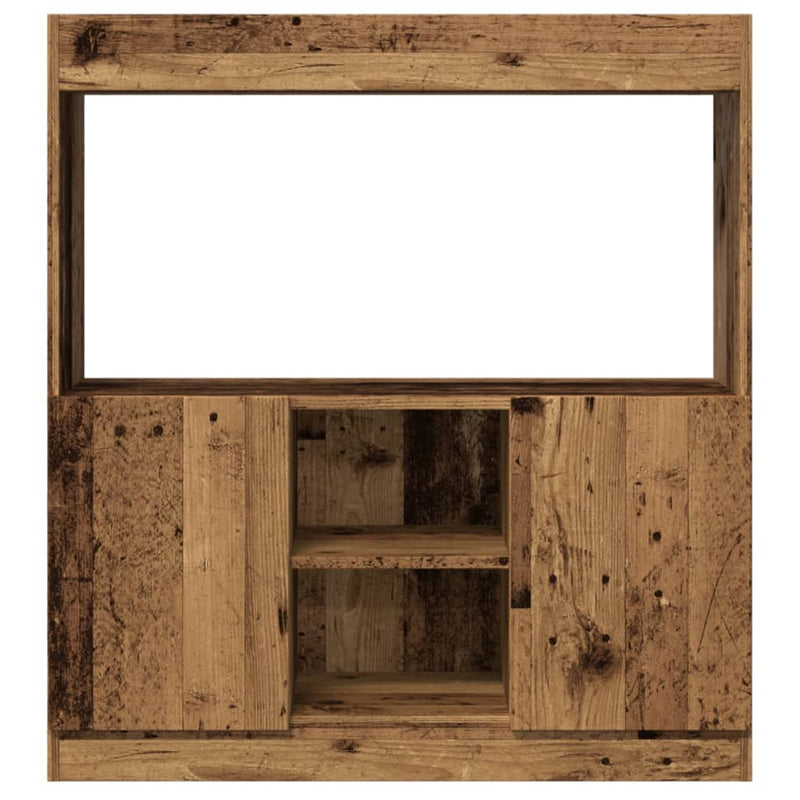 Highboard Altholz-Optik 92x33x100 cm Holzwerkstoff