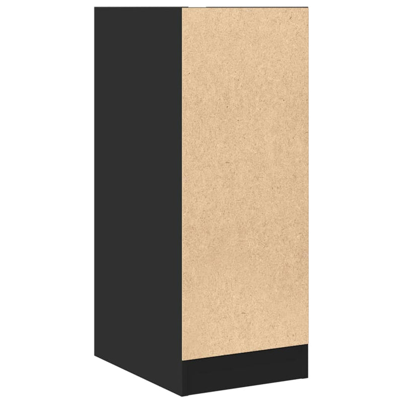 Apothekerschrank Schwarz 30x41x77,5 cm Holzwerkstoff