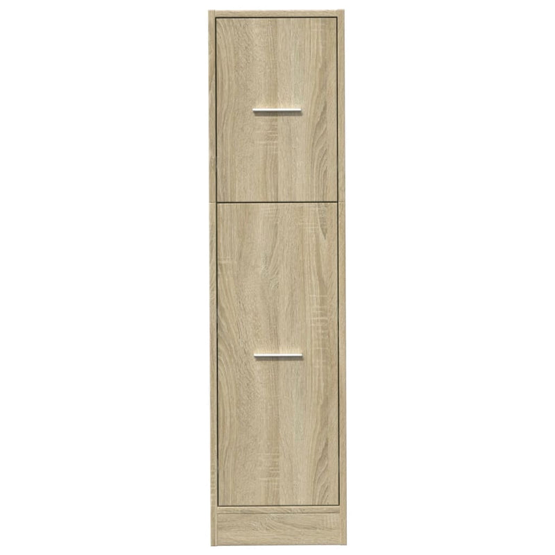 Apothekerschrank Sonoma-Eiche 30x41x118 cm Holzwerkstoff