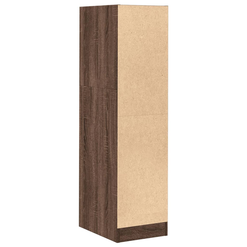 Apothekerschrank Braun Eichen-Optik 30x41x118 cm Holzwerkstoff