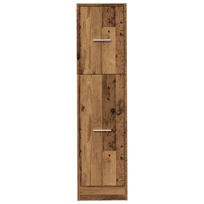 Apothekerschrank Altholz-Optik 30x41x118 cm Holzwerkstoff