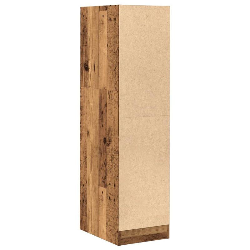 Apothekerschrank Altholz-Optik 30x41x118 cm Holzwerkstoff