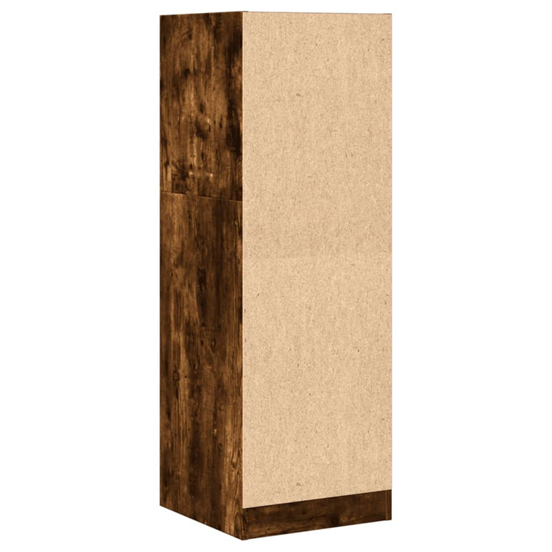 Apothekerschrank Räuchereiche 40x41x118 cm Holzwerkstoff