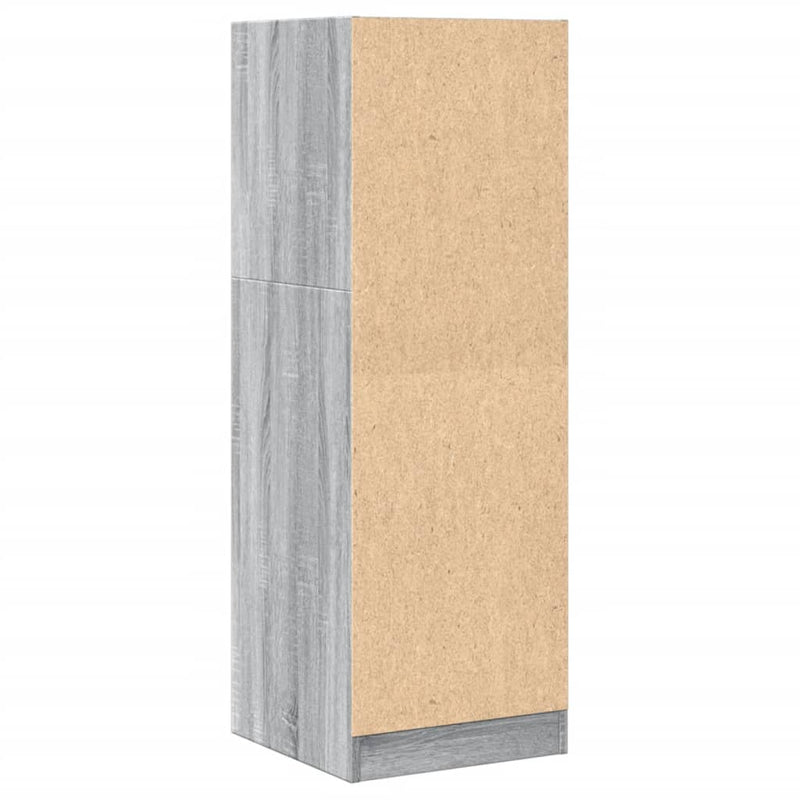 Apothekerschrank Grau Sonoma 40x41x118 cm Holzwerkstoff