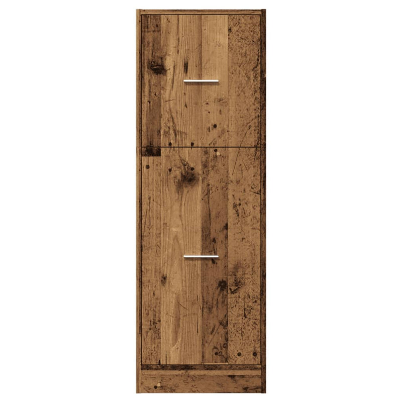 Apothekerschrank Altholz-Optik 40x41x118 cm Holzwerkstoff