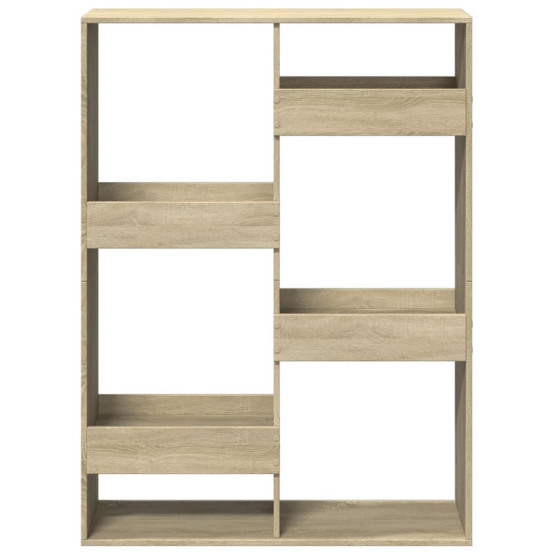 Bücherregal Sonoma-Eiche 100x33x135 cm Holzwerkstoff