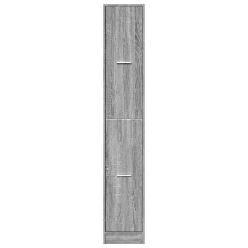 Apothekerschrank Grau Sonoma 30x41x174,5 cm Holzwerkstoff