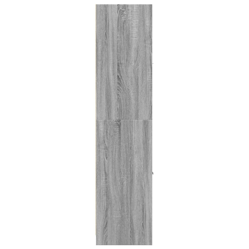 Apothekerschrank Grau Sonoma 30x41x174,5 cm Holzwerkstoff