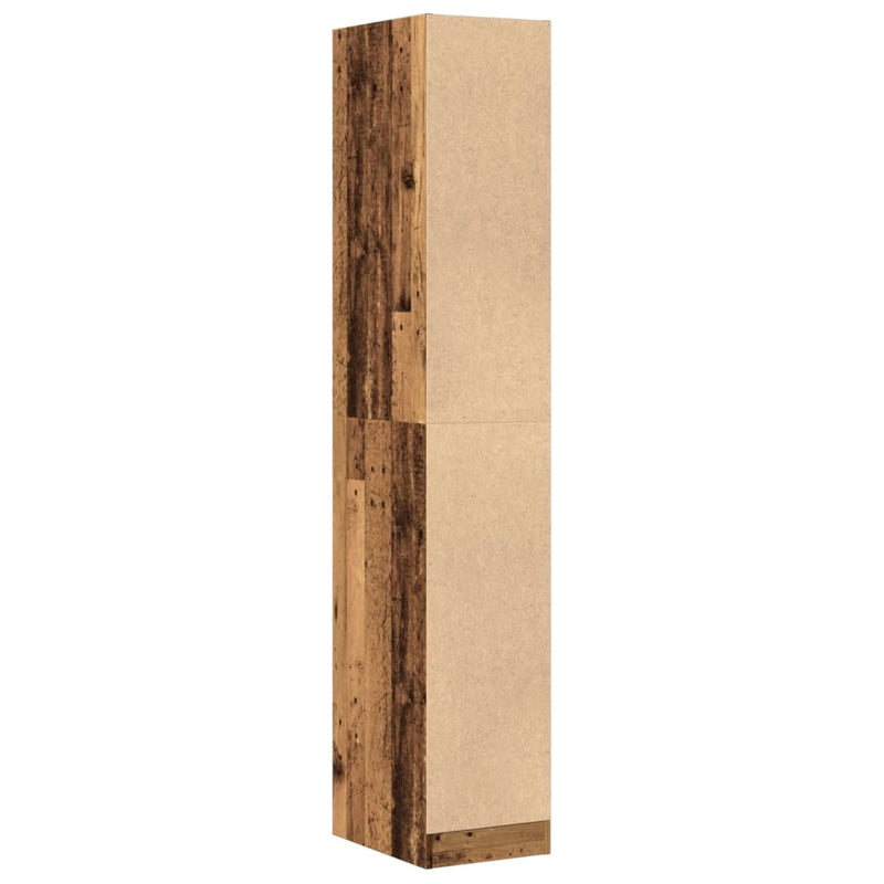 Apothekerschrank Altholz-Optik 30x41x174,5 cm Holzwerkstoff