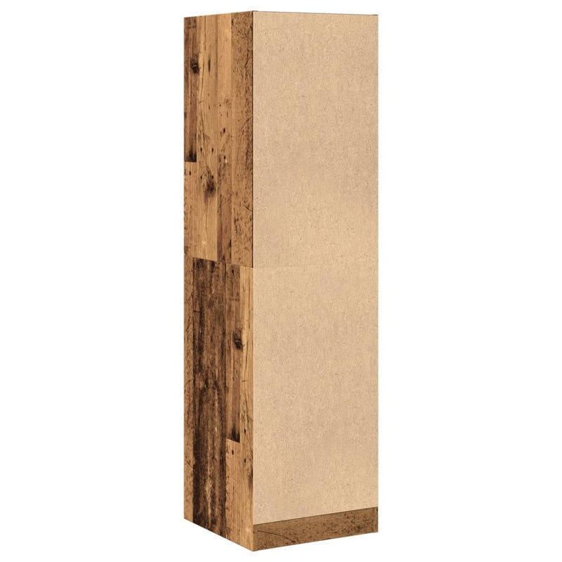 Apothekerschrank Altholz-Optik 40x41x144,5 cm Holzwerkstoff