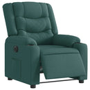 Massagesessel Stoff Dunkelgrün
