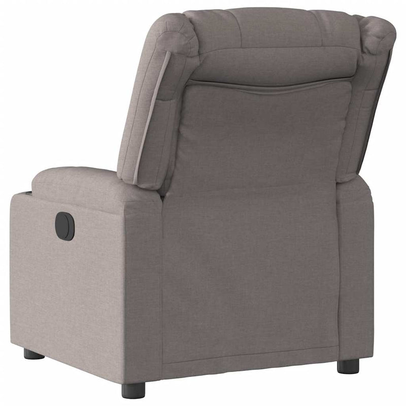 Relaxsessel Elektrisch Taupe Stoff