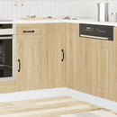 Küchen-Eckunterschrank Kalmar Sonoma-Eiche Holzwerkstoff Sonoma Eiche