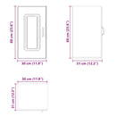 Küchen-Hängeschrank Kalmar Artisan-Eiche Holzwerkstoff Eiche Handwerklich