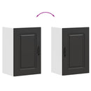 Küchen-Hängeschrank Kalmar Holzwerkstoff Schwarz