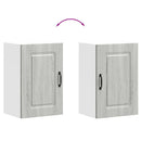 Küchen-Hängeschrank Kalmar Holzwerkstoff Grau Sonoma