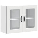 Küchen-Hängeschrank Mit Glastür Kalmar Holzwerkstoff Weiß