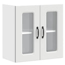 Küchen-Hängeschrank Mit Glastür Kalmar Holzwerkstoff Weiß