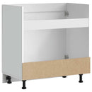 Spülenunterschrank Lucca Holzwerkstoff Weiß