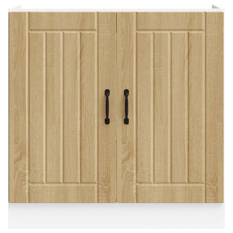 Spülenunterschrank Lucca Sonoma-Eiche Holzwerkstoff Sonoma Eiche