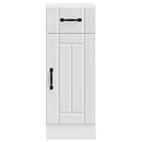 Küchen-Unterschrank Lucca Holzwerkstoff Weiß
