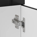 Küchen-Unterschrank Lucca Holzwerkstoff Schwarz