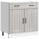 Küchen-Unterschrank Lucca Holzwerkstoff Grau Sonoma