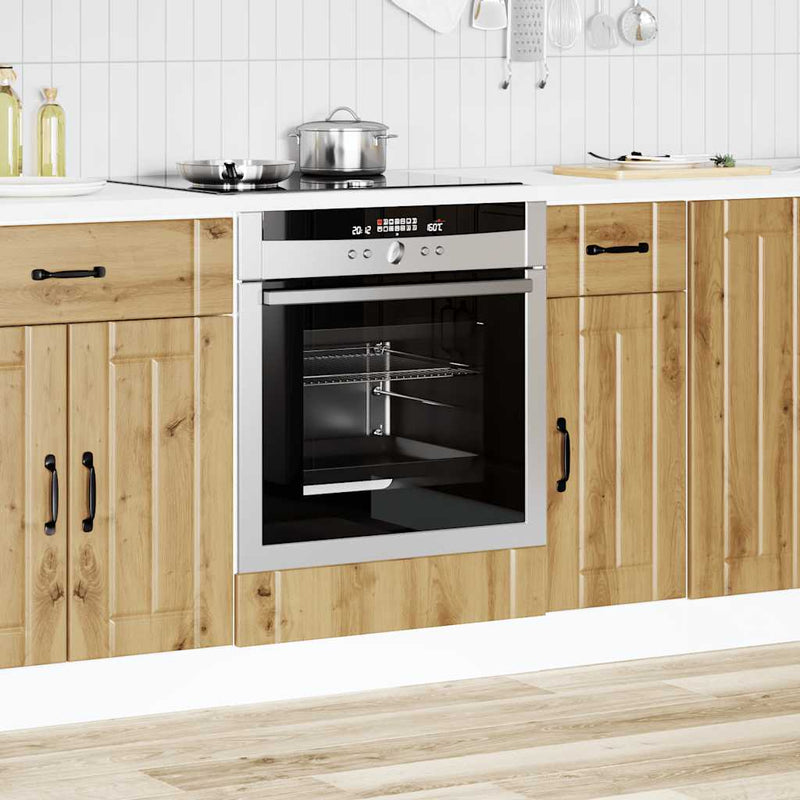 Herdumbauschrank Lucca Artisan-Eiche Holzwerkstoff Eiche Handwerklich