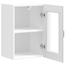 Küchen-Hängeschrank Mit Glastür Lucca Weiß