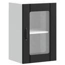 Küchen-Hängeschrank Mit Glastür Lucca Schwarz