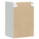 Küchen-Hängeschrank Mit Glastür Lucca Hochglanz-Weiß