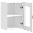 Küchen-Hängeschrank Mit Glastür Lucca Sonoma-Eiche Sonoma Eiche