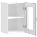 Küchen-Hängeschrank Mit Glastür Lucca Räuchereiche