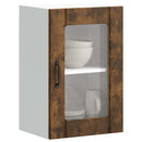 Küchen-Hängeschrank Mit Glastür Lucca Räuchereiche