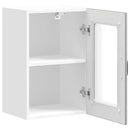 Küchen-Hängeschrank Mit Glastür Lucca Grau Sonoma
