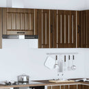Küchen-Hängeschrank Lucca Braun Eichen-Optik Holzwerkstoff Braune Eiche