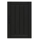 Küchen-Hängeschrank Lucca Holzwerkstoff Schwarz