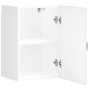 Küchen-Hängeschrank Lucca Holzwerkstoff Hochglanz-Weiß