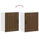 Küchen-Hängeschrank Lucca Braun Eichen-Optik Holzwerkstoff Braune Eiche