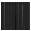 Küchen-Hängeschrank Lucca Holzwerkstoff Schwarz