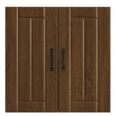 Küchen-Hängeschrank Lucca Braun Eichen-Optik Holzwerkstoff Braune Eiche