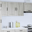 Küchen-Hängeschrank Lucca Holzwerkstoff Grau Sonoma
